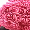 Fiori artificiali Orso rosa Schiuma multicolore Fiore rosa Orsacchiotto Regalo di San Valentino Festa di compleanno Decorazione primaverile
