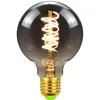 LED -lampen Vintage Light Bulb ST64 G80 G95 Lange buis Edison 4W Dimpelbaar 220/240V E27 Smokglas 2700K Warm Wit