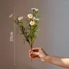 장식 꽃 데이지 인공 카모마일 시뮬레이션 말린 꽃 가짜 꽃다발 홈 거실 정원 웨딩 테이블 장식