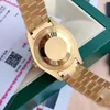 Orijinal Kutu 41mm Mans Woman Luxury Saat Tarih Tarih Başkanı 18K Gold Elmas Dial Asia 2813 Hareket Mekanik Otomatik Adamın Saatleri Montre De Luxe 67