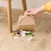 Brooms Dustpans 1 Set Baby Mini Sweeping House Cleaning Toys Set Child Mop Broom Dustpan Set Telescopic Pretend Play Toys Kids Gifts 230311