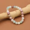 Strand Rttooas 8Mm Natural Stone Bracelet Rhodonite Gemstone Beads Mala Bracelets For Women Men Bangles Handmade Jewelry Wholesale