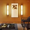 Wall Lamps Retro Chinese Mirror Headlight Led Bathroom Toilet Dresser Bedroom Simple Energy-Saving Lamp