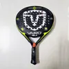 Tennisracketar högkvalitativa padellracket Series Palas 3 Layer Carbon Fiber Board Paddel EVA Face Beach Racquet Bag Vairo 91 360G 230311