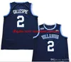 Villanova Wildcats Collin Gillespie #2 College Basketball Jersey Custom Any Name Number Jersey