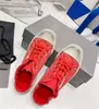 Designer Dam Herrbana Fritidsskor LED Sneakers Upplyst Gomma läder Trainer Nylontryckt Platform Sneakers Herr Lätta Skor med box storlek 36-45