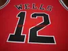 Vintage #12 Wells Metta World Peace Salle Academy Basketbol Forması Özel herhangi bir isim numarası Jersey