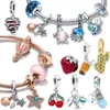 925 Silber Fit Pandora Original Charms DIY Anhänger Frauen Armbänder Perlen Anhänger Schmuckherstellung 14021