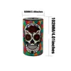 Fumando portátil Skulls de plástico colorido Padrão de erva seca Tabaco Tanque de tanque de tanque de tanque de cigarro Pipes Handpipes Spice Miller Grinder Jars DHL