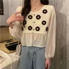 Blouses Femmes Chemises 2023 Printemps Mode Coréenne Élégant Chemisier En Dentelle Florale Femmes Tops Et Mousseline De Soie Crochet Creux Out Boho Vêtements Wall2