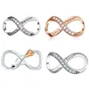 925 zilver Fit Pandora Original charms DIY Hanger vrouwen Armbanden kralen Infinity Eternal Symbol Charm Bow Tie Beads