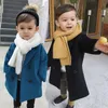 Coat Spring Boys Jackets Child Girl Woolen Doublebreasted Baby Trench Lapel Autumn Kids Outerwear Winter Wool Overcoat 230311