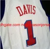 Vintage Baron Davis Jersey College Basketball Custom Dowolne Numer Numer Jersey