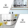 Adesivos de parede 4pcs adesivo de espelho auto-adesivo decorativo decalque simples decoração de casa preto