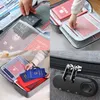Evrak çantaları büyük belge depolama çantası dosyaları kilitlenebilir ofis klasörü bilet sertifikaları şifre kilit çantaları pasaport organizatör briefcases