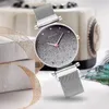 Relógio de estrela de relógios de pulseira Casual Casual Casual Strap Analog Relógio de Wall Relógio Moderno Design Modern Bayan Kol Saati