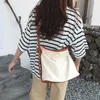 Evening Bags Korean Version Of The Simple Casual Canvas Bag Messenger Shoulder Ladies All-match Large-capacity Shopping Bucket