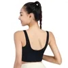 Outfit da yoga 2023 Fitness reggiseno Donne Push Up Up Wirefree U-Back Nylon Solid Stretch Running Pilates Gym Workut Sport In biancheria intima S-XL