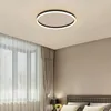 Światła sufitowe Minimalizm LED LED Circtures z Darkmable jadalnia Badanie sypialni Dekor