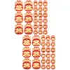 Emballage cadeau 48 pièces 2023 enveloppe rouge cadeaux chinois Hongbao sac d'argent enveloppes en espèces papier fournitures de fête du printemps