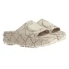 Plattformssandaler Tofflor Designer Kvinnor Sommarmode Slides Broderi Halkfri tjockbottnad Flip Flops Beach Sandels Skor