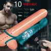 Adult Toys Men's silicone vibration sperm-locking ring vibrator training penis sperm-locking ring Couple resonance vibration sperm-locking ring Sex Products