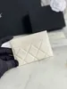 Men's and women's general designer small sweet classic really pickup package caviar leather sheepskin ling, double card bag men and women general card holder