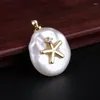 Choker verhard CZ Tiny Seaweed Charm Natural Coin Freshwater Pearl Bead Sieraden Slanke dunne gouden ketting Pendant ketting voor vrouwen