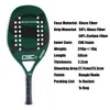 Tennisracket Professional Carbon and Glass Fiber Beach Soft Face Racquet Cover Högkvalitativ padel med väska 230311