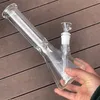 Smoking Accessories 260mm Manufacture Hookah Beaker Glass Bong Water Pipes dab Rig Catcher Thick Material For Smoking 10.5" Bongs Tobacco Tool Safe Packing