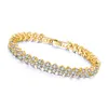 Strand Drop Super Low Price Crystals Bracelet 3 couleurs peuvent choisir le zircon naturel romain en gros