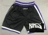 Short de basket-ball 5 De'aaron 40 Harrison Fox Barnes Sabonis avec pantalon de survêtement à fermeture éclair à 4 poches Mesh Ed Retro Pantalon de sport court pour hommes S-2XL