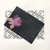 Fashion Women Bank Designer Card Holder Magnolia Flower And Hummingbird Real Genuine Leather Textured Credit Luxury Card Holder Mini Wallet With Box