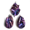 Pendant Necklaces 2023 Fashion Natural Stone Crystal Necklace For Jewelry Making Wholesale 3pcs/lot