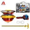 Spinning Top Infinity Nado 3 Crack Series 2 In1 Split Spinning Top Metal Nado Gyro Battle Gyroscope with Launcher Anime Toy Kid Gift 230311