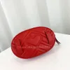 Fashion Zipper Waist Bag Mini Handbag Designer Shoulder Bag Crossbody Luxury Purse Oval Leather Love Heart Pattern