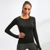 Camicie attive Foderato in pile Yoga Top sportivo femminile Abbigliamento da palestra Rashguard Intimo termico Canotta Collant da allenamento per donna Abbigliamento fitness