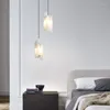 Pendelleuchten Kupfer Marmor Kleines Droplight Modernes Modell Zimmer Esszimmer Bar Schlafzimmer Nachttisch Kronleuchter