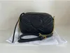 Designer di lusso Nuovo stile Marmont Borse a tracolla Donna Borsa a tracolla a catena in oro nero Borsa a tracolla in pelle PU Borsa a tracolla femminile okjy