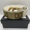 Designers Belt Mens Belt Classic Fashion Casual Letter Smooth Buckle Womens Herr Läderbältesbredd 3,8 cm med låda