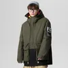 Mäns ner Winter Cargo Puffer Jackets Fashion Hooded Thick Warm 90% White Duck Coats Male Outerwear Youth Clothing JK-937