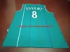 mamba out Violet VERT # 8 K B AUTHENTIC broderie Basketball Vintage college jersey Taille S-XXL personnalisé n'importe quel nom numéro maillot