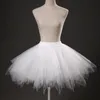 Ny Short Petticoat Tulle kjolar Kvinnor Elastiska stretchiga lager Summer vuxen tutu kjol swing underskirt