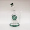 21 cm höjd stabil vattenpipa Ny ankomst Fab Egg Bong Recycler Glass Bongs med 14,4 mm Joint Reting Pipe Rigs