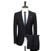 Herrenanzüge, große Größe 8XL, 7XL, 6XL, 2-teiliger Anzug, High-End-schwarze Herren-Business-Bankett-Hochzeit, Herrenjacke (Mantelhose) und Hose