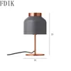 Table Lamps Nordic Metal Led Desk Modern Macaron Lights For Bedside Living Room Office Indoor Loft Decor Lighting Reading Lamp