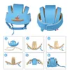 Casquettes Chapeaux Sécurité Bébé Casque De Protection Bébé Chapeaux Coton Maille Doux Réglable Tête Protecteur Chapeaux Enfant Cap pour Garçons Filles Apprendre à Marcher 230311