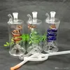 Panlong Glass Water Bongs Bongos de vidro por atacado Bongas de óleo Tubos de água Platas de óleo de tubo de vidro fumando