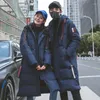 Piumino da uomo COUPLE'S Piumino da donna Anatra bianca di media lunghezza Gioventù spesso caldo stile coreano Casual stile invernale Abbigliamento moda