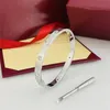 bangle Designer Bracelets Luxury Fashion Stainless Steel Classic Diamond Bracelets Jewelry for Men and Women Party Wedding Accessories
